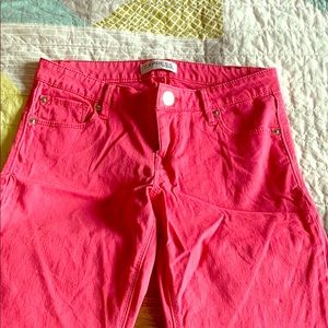Express Pink Skinny Jeans